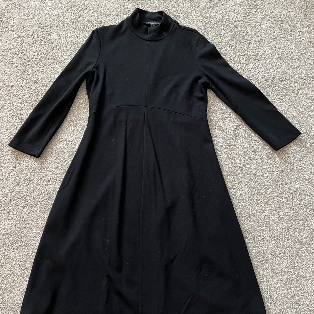 Isabella Oliver mock neck Kennet maternity dress- black, size 2